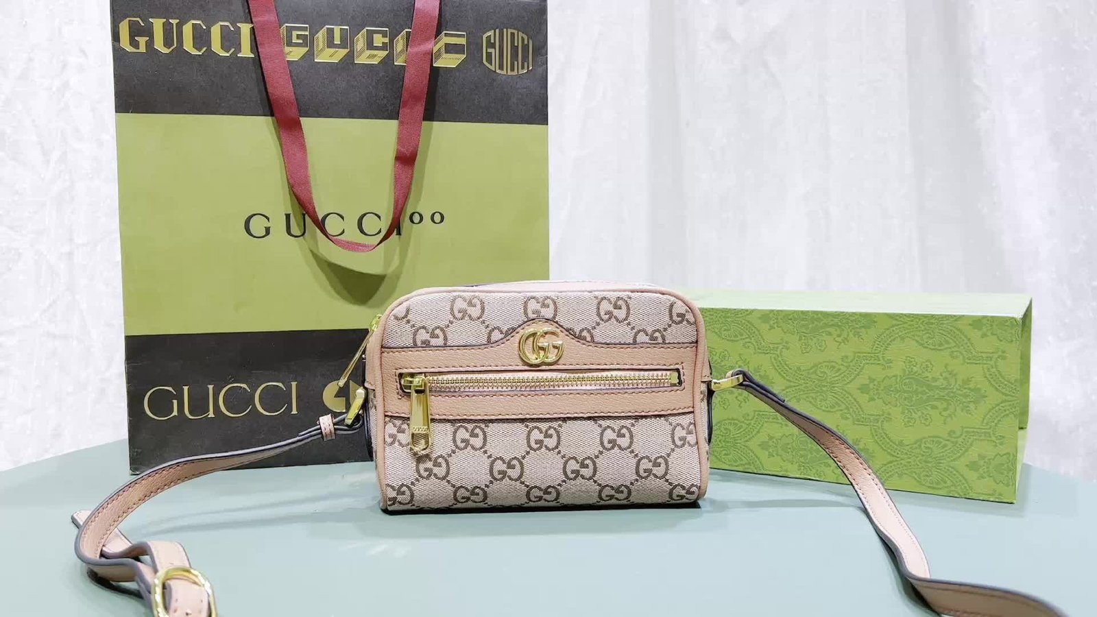 Gucci Bag-(4A)-Diagonal- Code: XB9384 $ 85USD