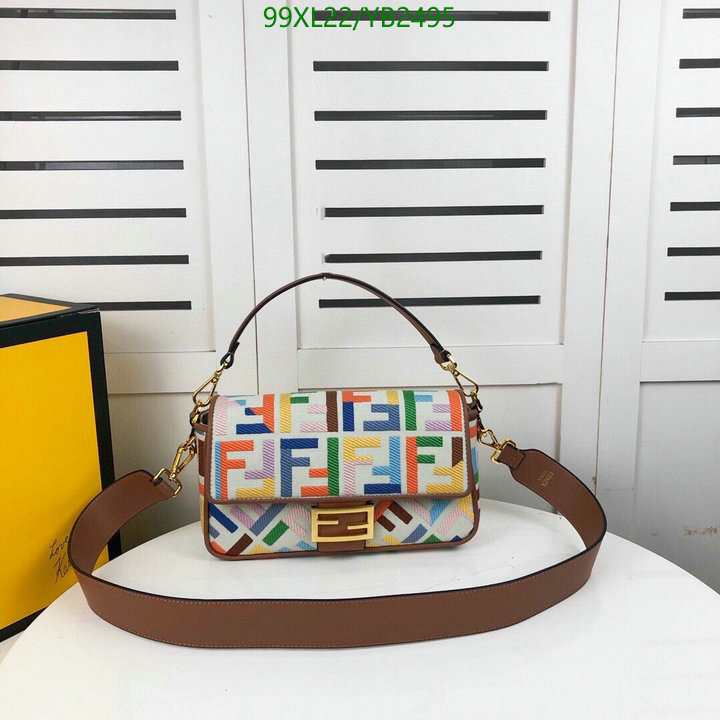 Fendi Bag-(4A)-Baguette-,Code: YB2495,$ 129USD