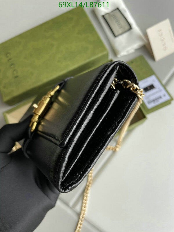 Gucci Bag-(4A)-Diagonal-,Code: LB7611,$ 90USD