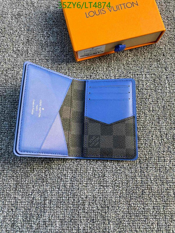 LV Bags-(4A)-Wallet-,Code: LT4874,$ 46USD