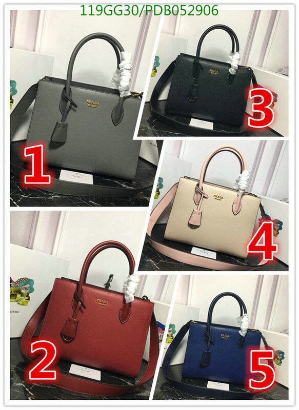 Prada Bag-(4A)-Handbag-,Code: PDB052906,$ 155USD