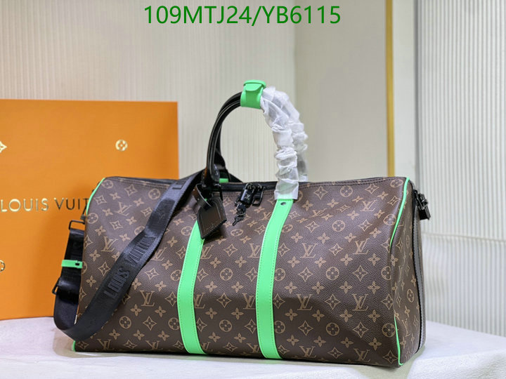 LV Bags-(4A)-Keepall BandouliRe 45-50-,Code: YB6115,$ 142USD
