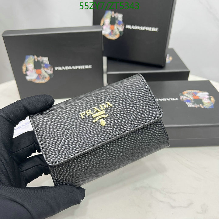 Prada Bag-(4A)-Wallet-,Code: ZT5343,$ 72USD