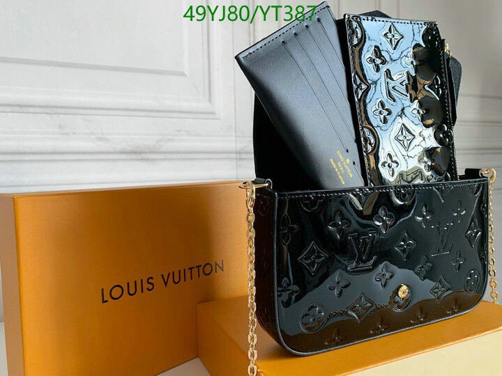 LV Bags-(4A)-Wallet-,Code: YT387,$ 64USD