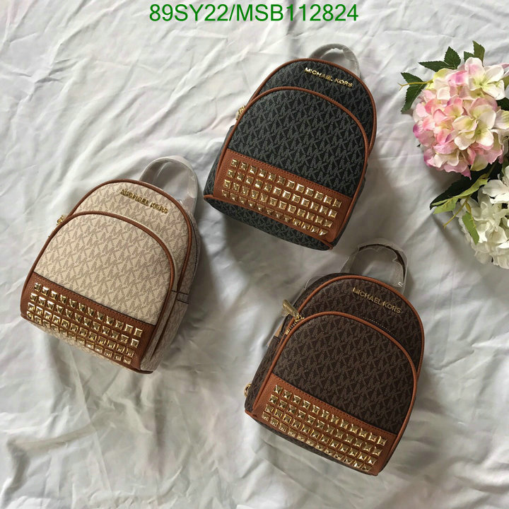 Michael Kors Bag-(4A)-Backpack-,Code: MSB112824,$ 116USD