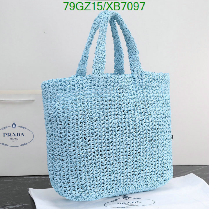 Prada Bag-(4A)-Handbag-,Code: XB7097,$ 103USD