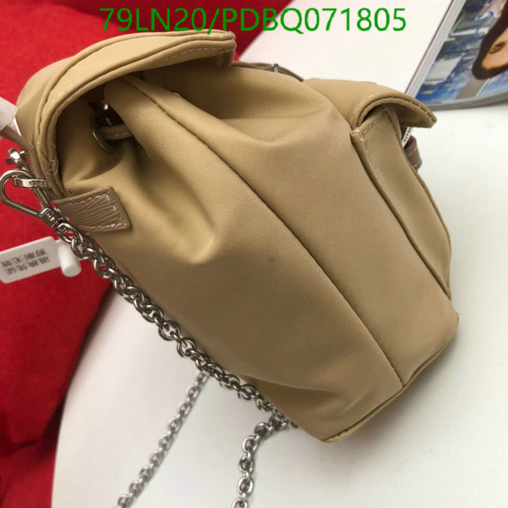 Prada Bag-(4A)-Backpack-,Code:PDBQ071805,$ 155USD