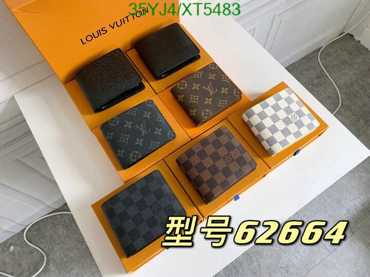 LV Bags-(4A)-Wallet-,Code: XT5483,$ 46USD