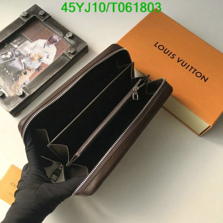 LV Bags-(4A)-Wallet-,Code: T061803,$ 59USD