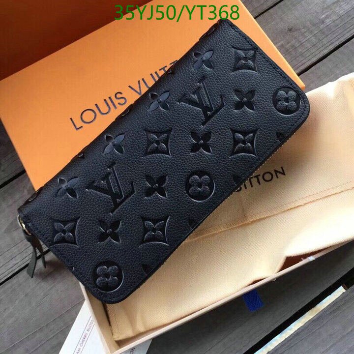 LV Bags-(4A)-Wallet-,Code: YT368,$ 46USD