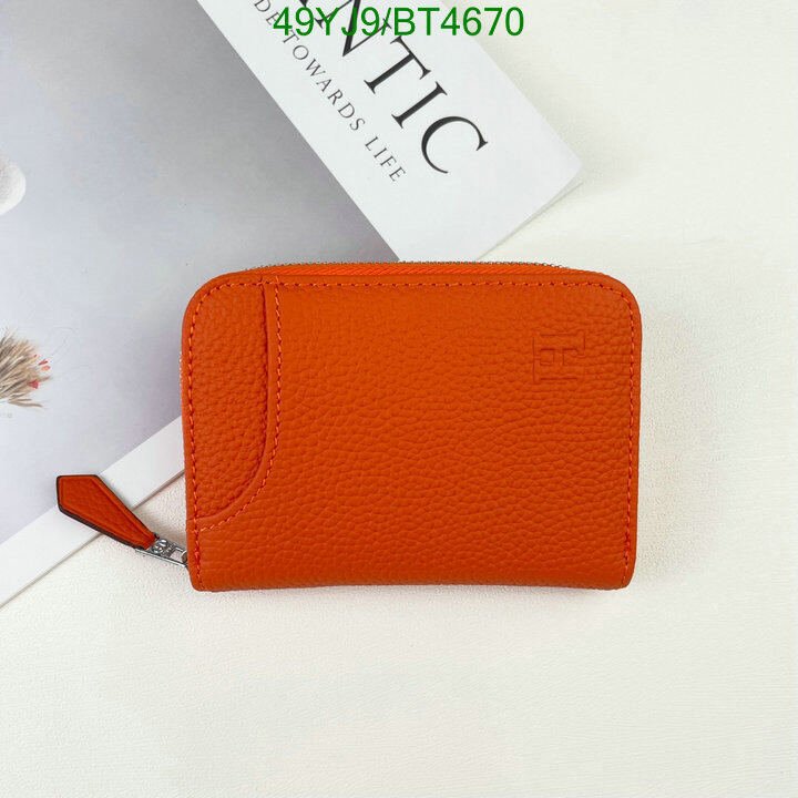 Hermes Bag-(4A)-Wallet- Code: BT4670 $ 64USD