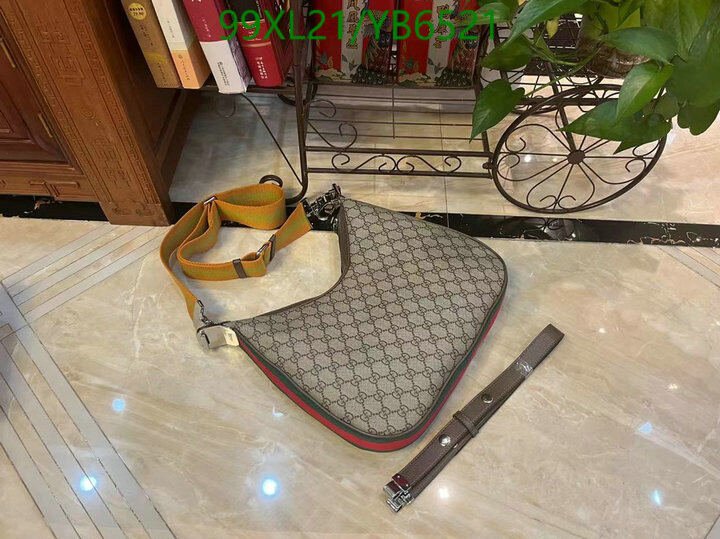 Gucci Bag-(4A)-Diagonal-,Code: YB6521,$ 129USD
