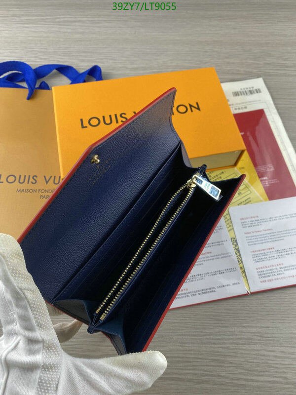 LV Bags-(4A)-Wallet-,Code: LT9055,$ 51USD