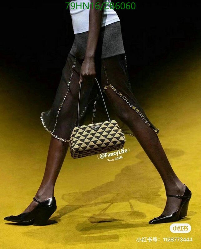 Prada Bag-(4A)-Handbag-,Code: ZB6060,$ 103USD