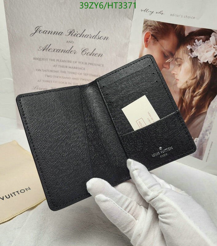 LV Bags-(4A)-Wallet-,Code: HT3371,$ 51USD