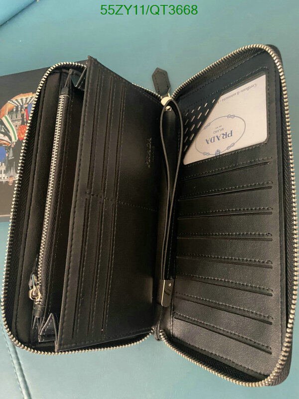 Prada Bag-(4A)-Wallet- Code: QT3668 $ 72USD
