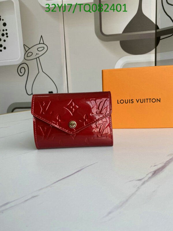 LV Bags-(4A)-Wallet-,Code: TQ082401,$ 42USD