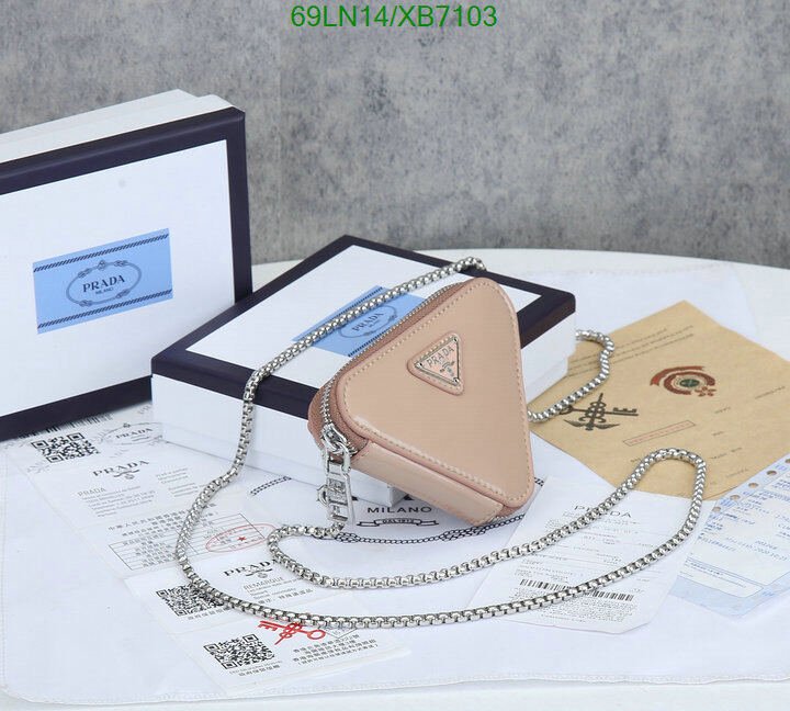 Prada Bag-(4A)-Triangle-,Code: XB7103,$ 90USD