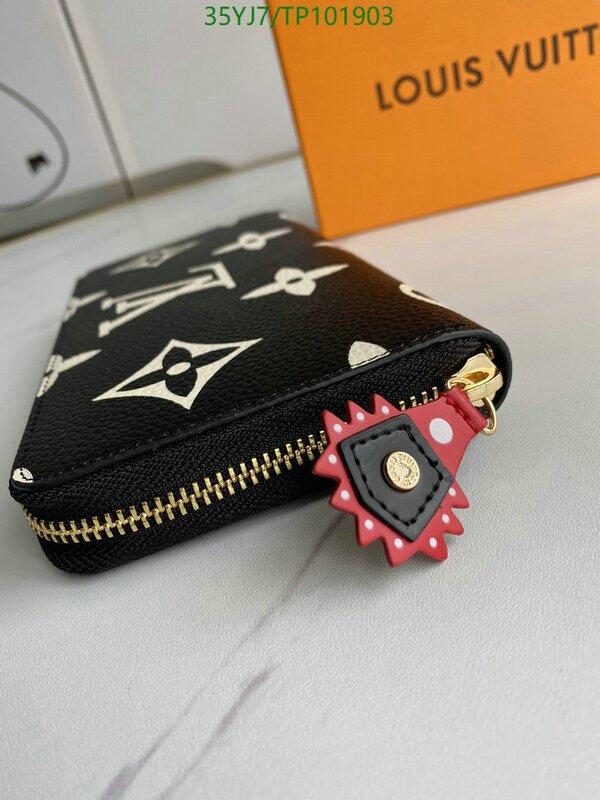 LV Bags-(4A)-Wallet-,Code: TP101903,$ 46USD