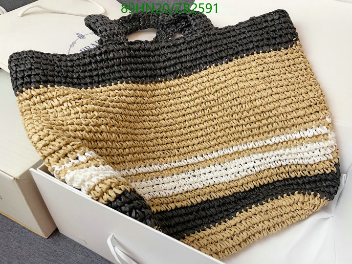 Prada Bag-(4A)-Handbag- Code: ZB2591 $ 116USD