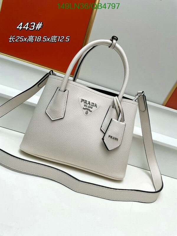 Prada Bag-(4A)-Handbag- Code: QB4797 $ 194USD
