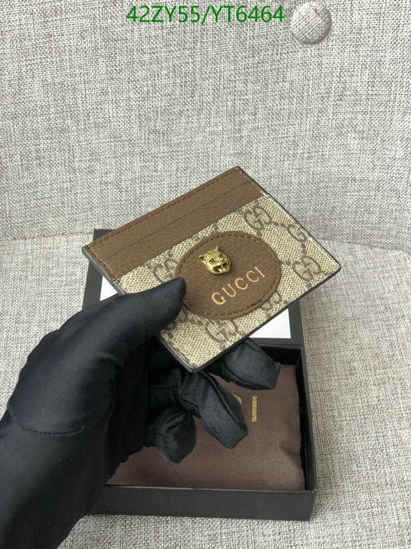 Gucci Bag-(4A)-Wallet-,Code: YT6464,$ 55USD