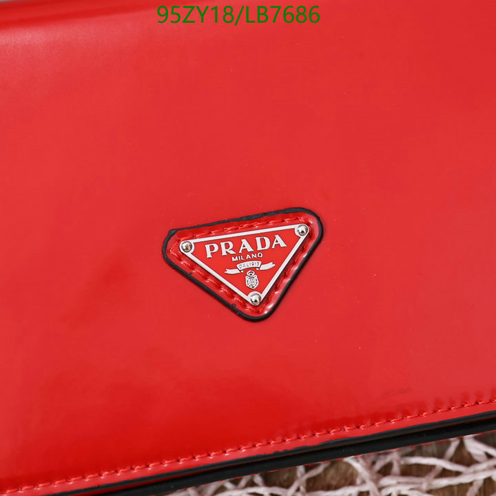 Prada Bag-(4A)-Diagonal- Code: LB7686 $ 124USD