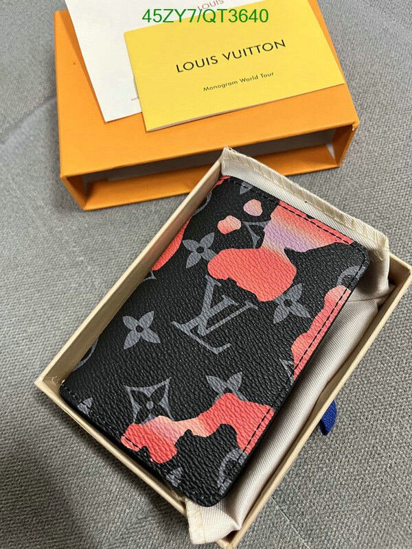 LV Bag-(4A)-Wallet- Code: QT3640 $ 59USD