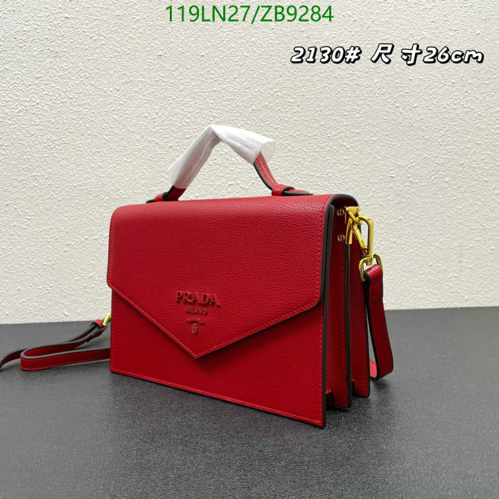 Prada Bag-(4A)-Diagonal- Code: ZB9284 $ 155USD