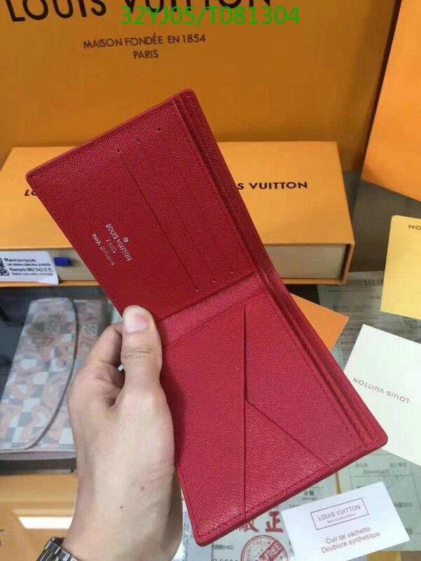 LV Bags-(4A)-Wallet-,Code: T081304,$ 42USD
