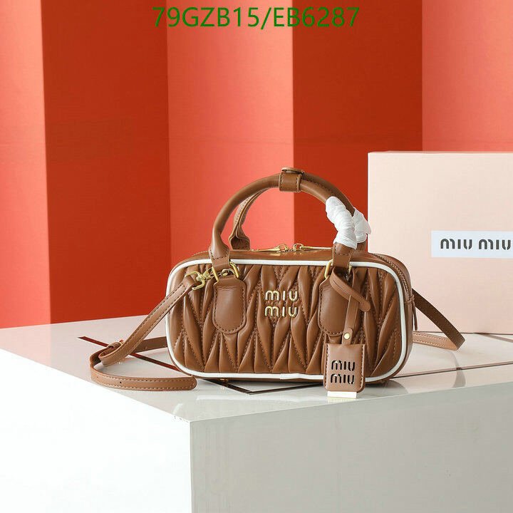 Miu Miu Bag-(4A)-Crossbody- Code: EB6287 $ 103USD
