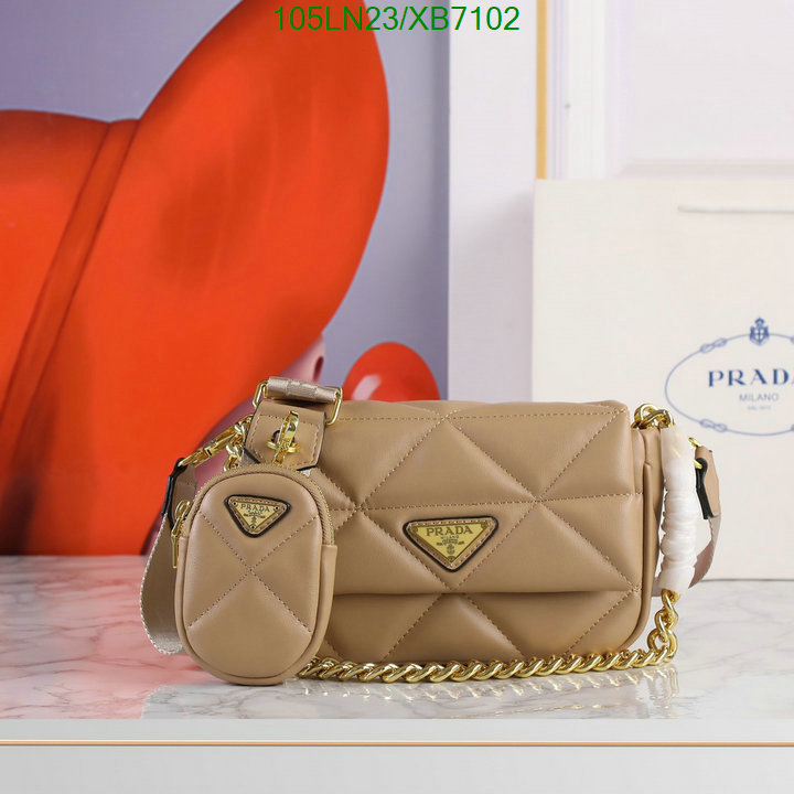 Prada Bag-(4A)-Diagonal- Code: XB7102 $ 137USD