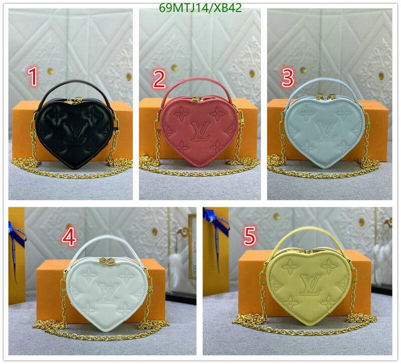 LV Bags-(4A)-Pochette MTis Bag-Twist-,Code: XB42,$ 90USD