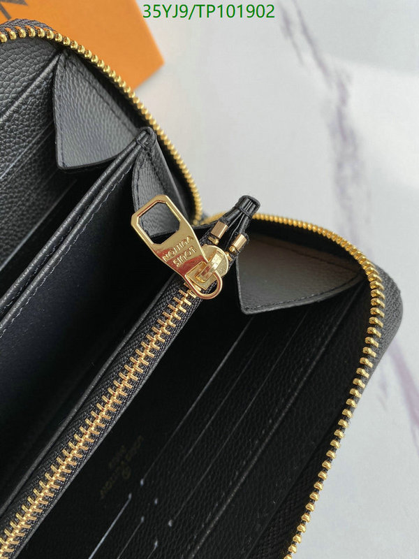 LV Bags-(4A)-Wallet-,Code: TP101902,$ 51USD