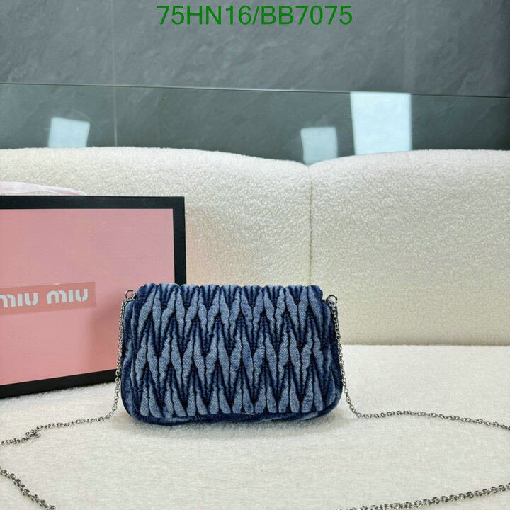 Miu Miu Bag-(4A)-Crossbody- Code: BB7075 $ 98USD