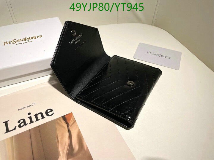 YSL Bag-(4A)-Wallet-,Code: YT945,$ 64USD