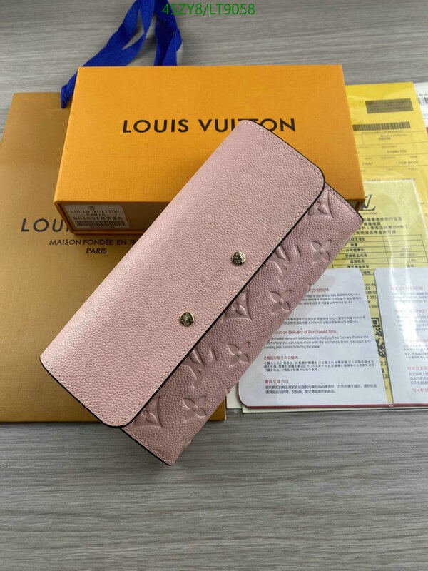 LV Bags-(4A)-Wallet-,Code: LT9058,$ 59USD