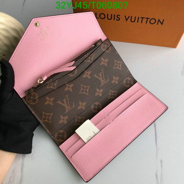 LV Bags-(4A)-Wallet-,Code: T060807,$ 42USD