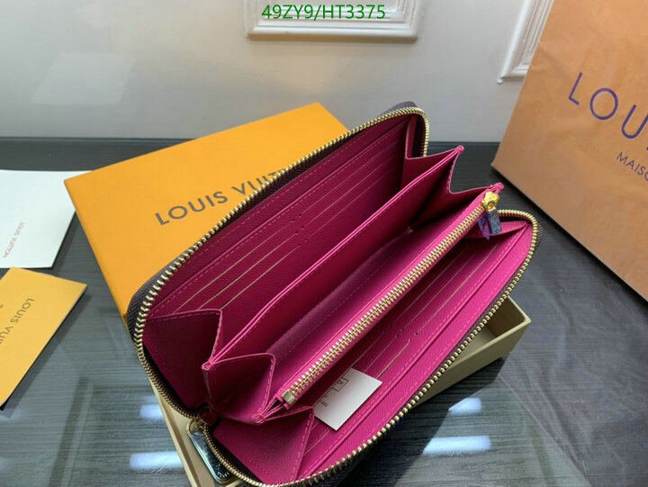 LV Bags-(4A)-Wallet-,Code: HT3375,$ 64USD
