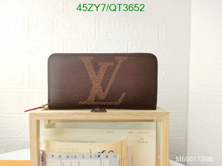 LV Bag-(4A)-Wallet- Code: QT3652 $ 59USD