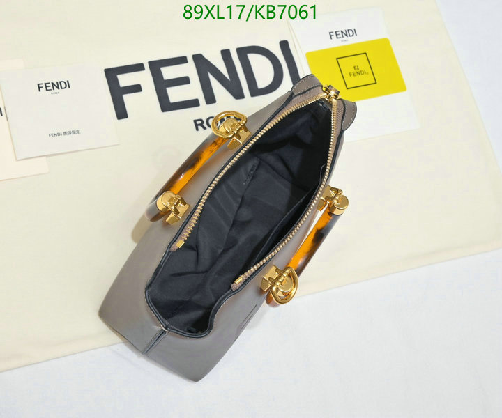 Fendi Bag-(4A)-Boston- Code: KB7061 $ 116USD