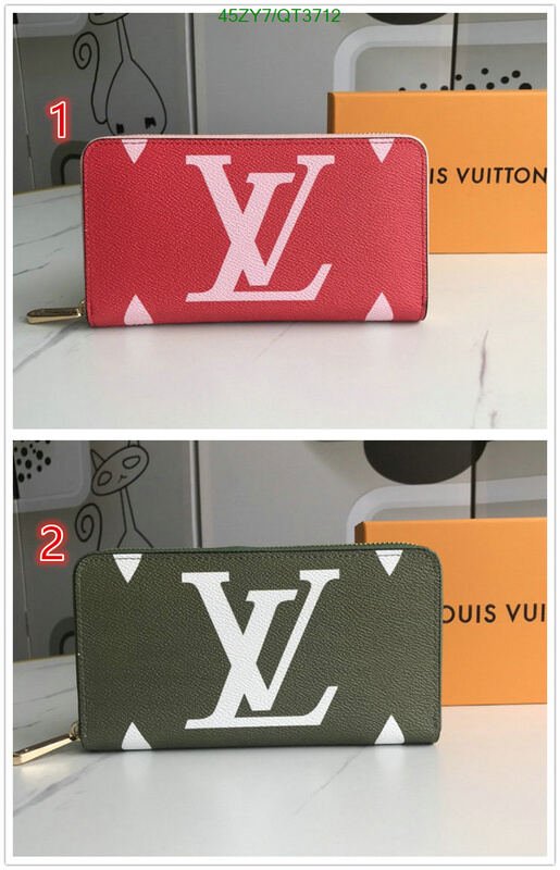 LV Bag-(4A)-Wallet- Code: QT3712 $ 59USD