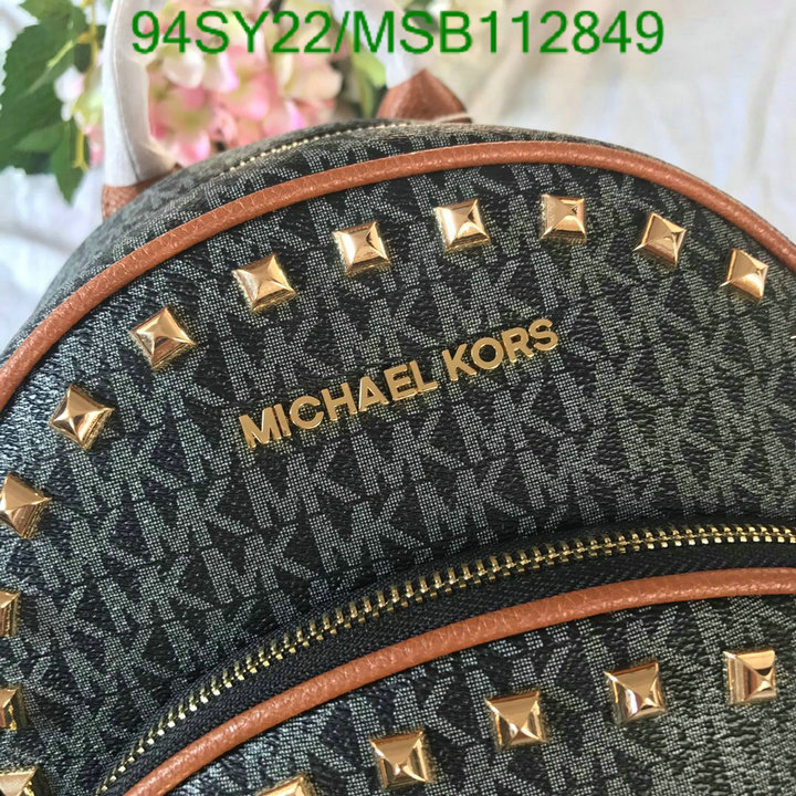 Michael Kors Bag-(4A)-Backpack-,Code: MSB112849,$ 123USD