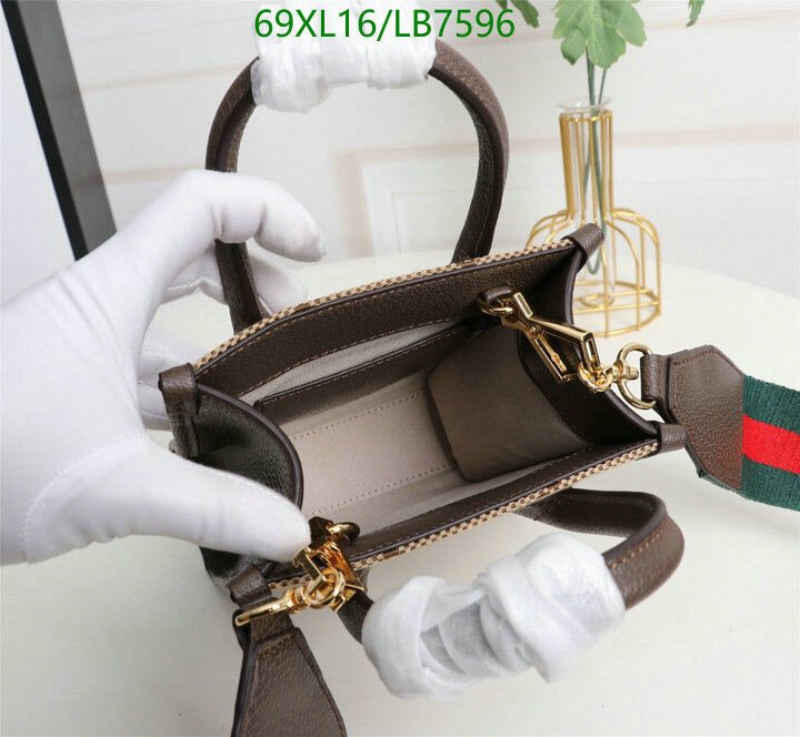 Gucci Bag-(4A)-Diagonal-,Code: LB7596,$ 90USD