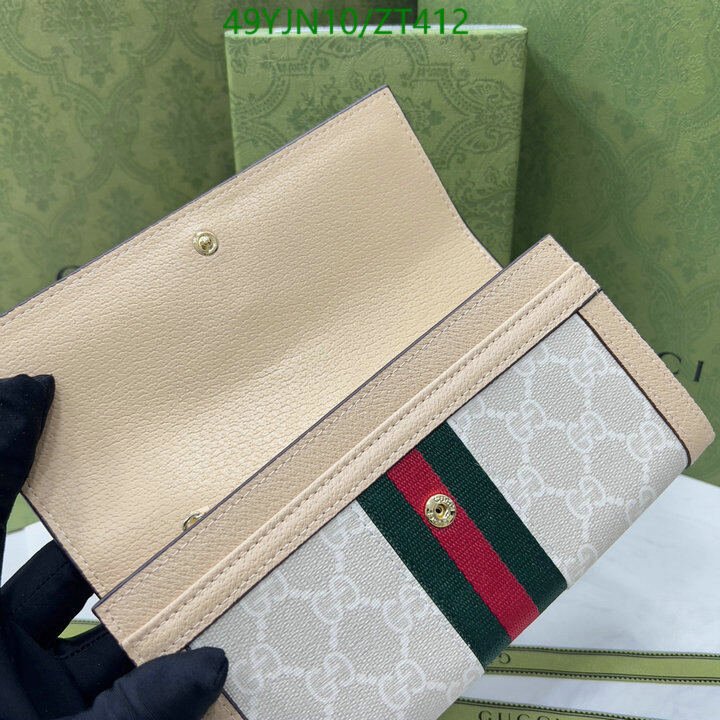 Gucci Bag-(4A)-Wallet-,Code: ZT412,$ 64USD