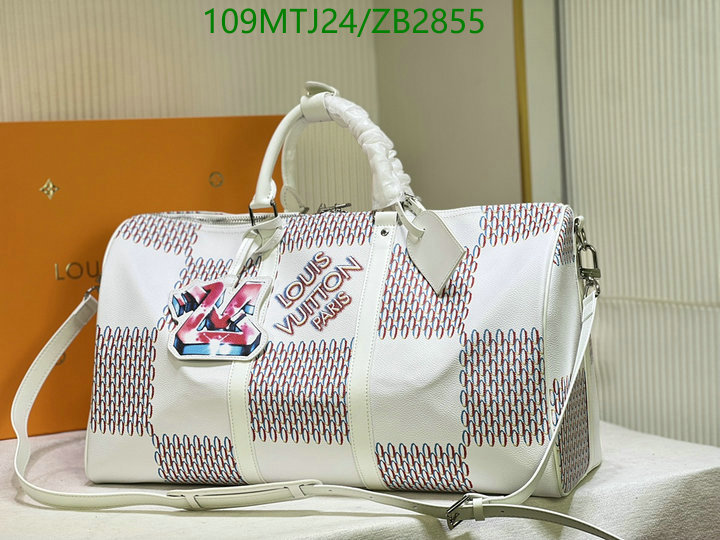 LV Bags-(4A)-Keepall BandouliRe 45-50-,Code: ZB2855,$ 142USD