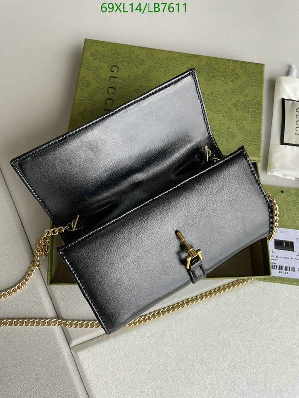 Gucci Bag-(4A)-Diagonal-,Code: LB7611,$ 90USD