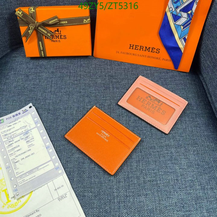Hermes Bag-(4A)-Wallet-,Code: ZT5316,$ 64USD