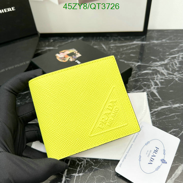Prada Bag-(4A)-Wallet- Code: QT3726 $ 59USD