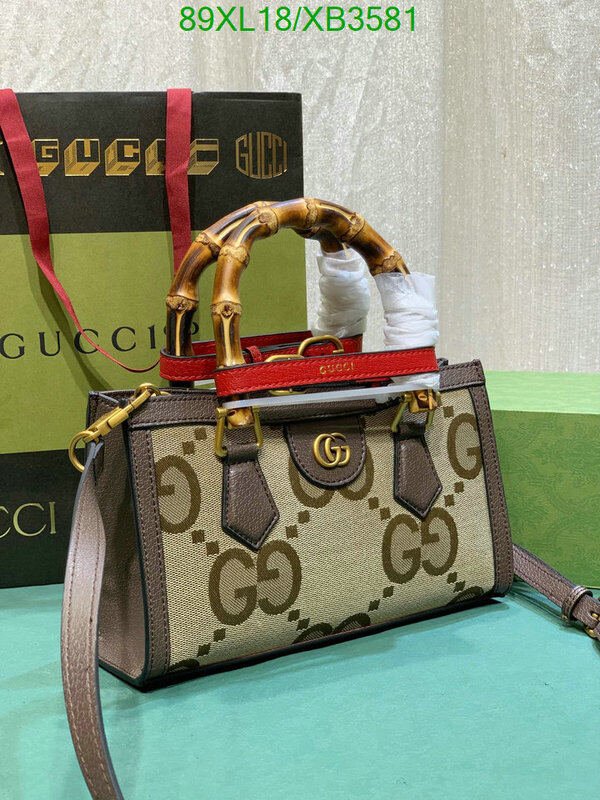 Gucci Bag-(4A)-Diana-Bamboo-,Code: XB3581,$ 116USD